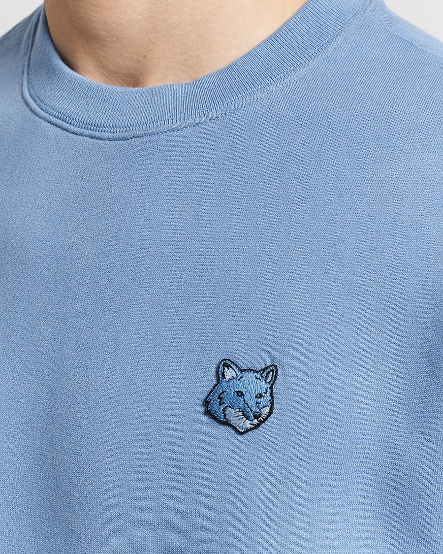 Heren | Truien | Maison Kitsuné | Tonal Fox Head Sweatshirt Hampton Blue