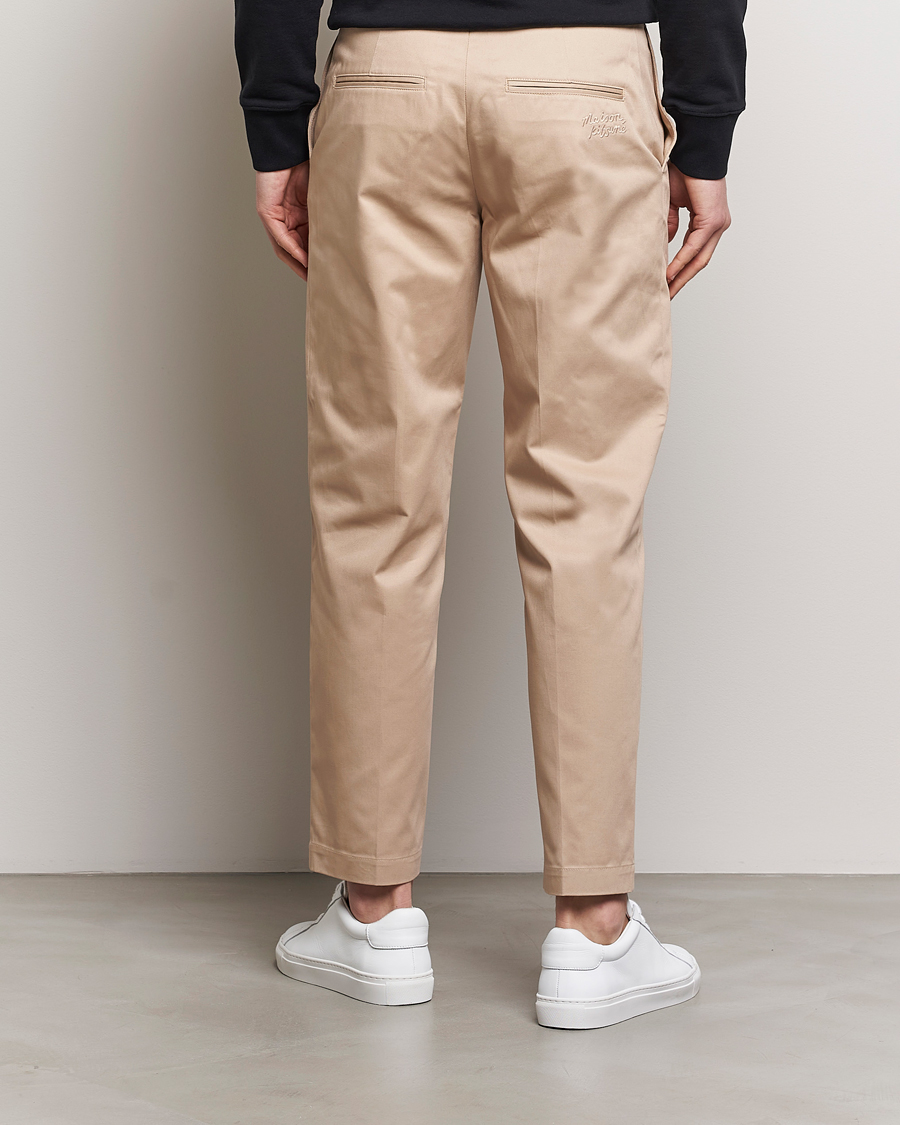 Heren | Broeken | Maison Kitsuné | Straight Chino Light Beige