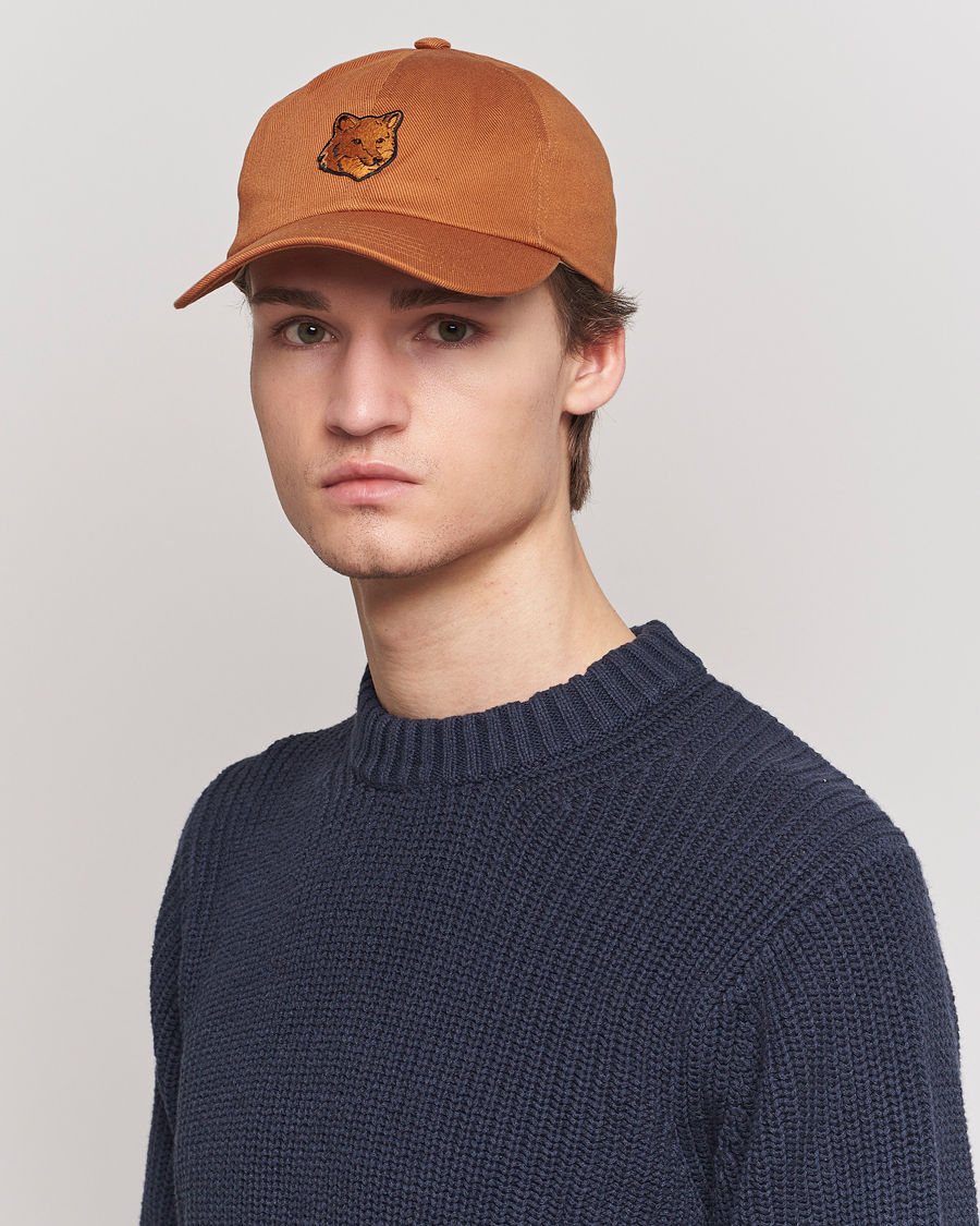 Heren | Hoeden en petten | Maison Kitsuné | Tonal Fox Cap Tobacco