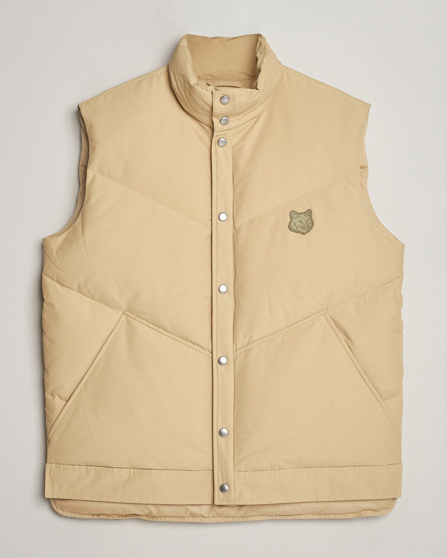 Heren | Jassen | Maison Kitsuné | Tonal Fox Puffer Vest Canvas