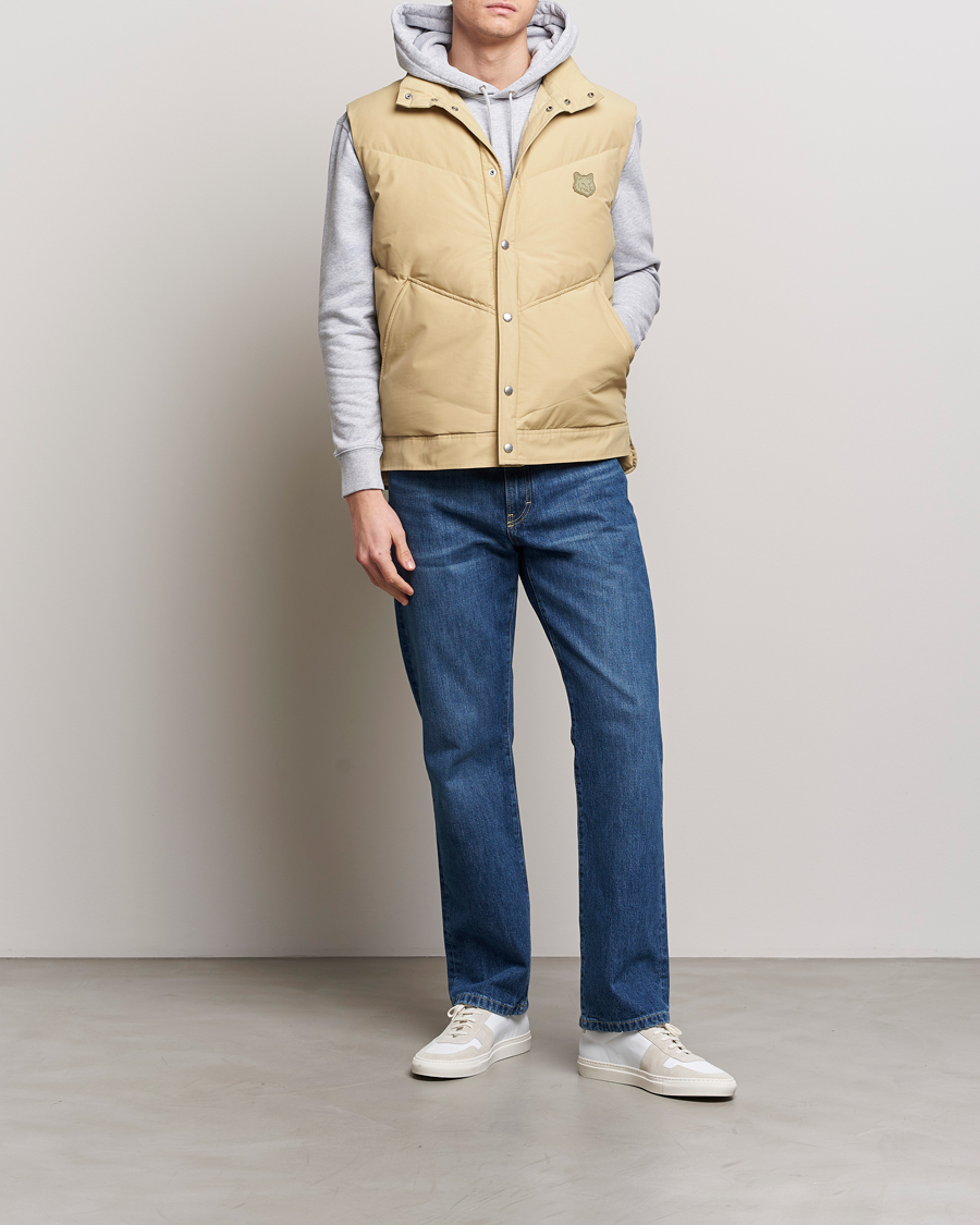 Heren | Jassen | Maison Kitsuné | Tonal Fox Puffer Vest Canvas