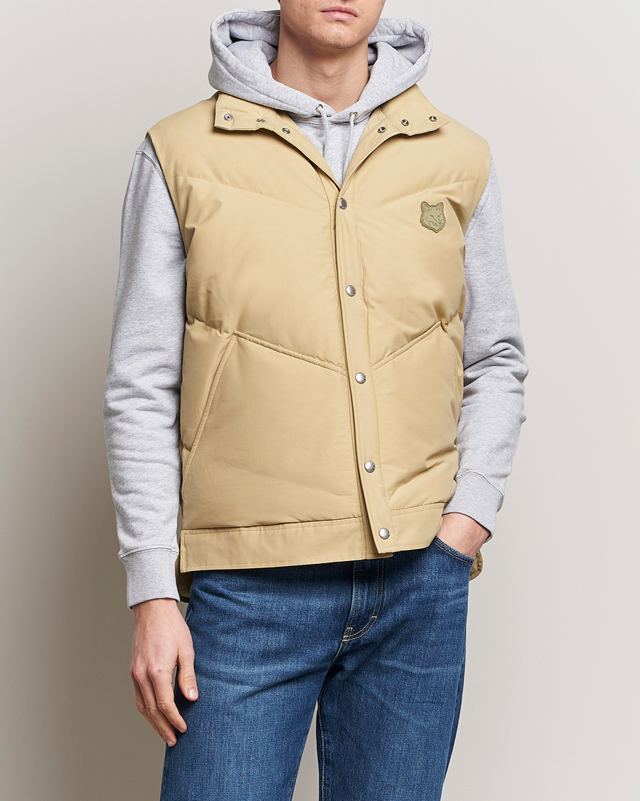 Heren | Contemporary Creators | Maison Kitsuné | Tonal Fox Puffer Vest Canvas