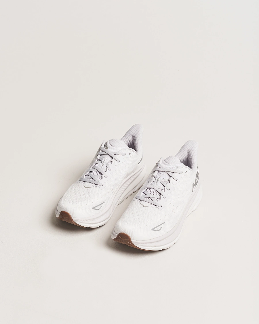 Heren | Witte sneakers | Hoka One One | Hoka Clifton 9 Nimbus Cloud/White
