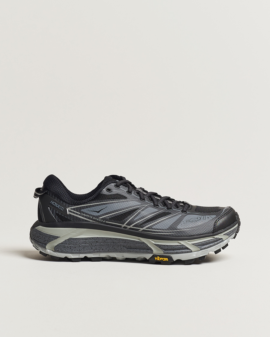 Heren | Hoka One Mafate Speed 2 Black/Castlerock | Hoka | One Mafate Speed 2 Black/Castlerock