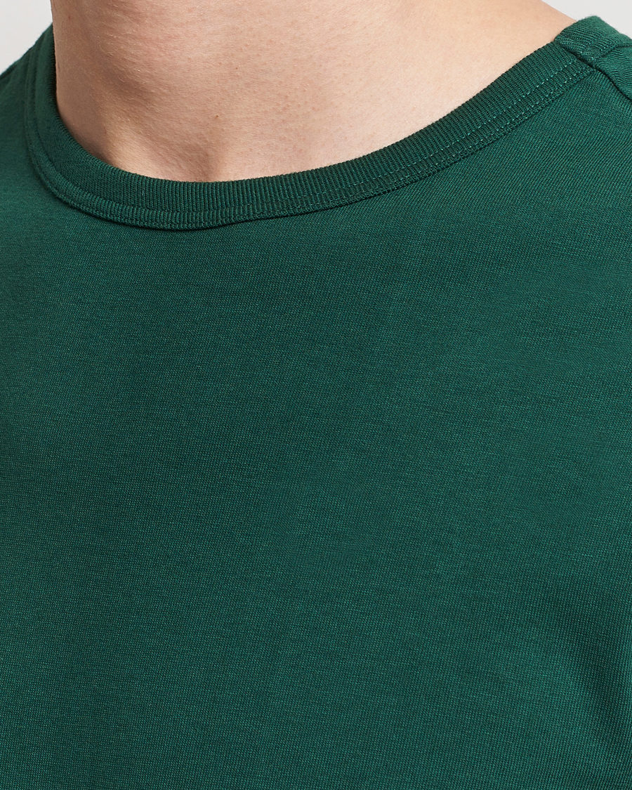 Heren | T-shirts | Merz b. Schwanen | 1950s Classic Loopwheeled T-Shirt Classic Green