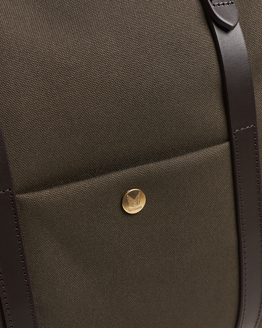 Heren | Tassen | Mismo | M/S Utility Canvas Duffle Bag Army/Dark Brown