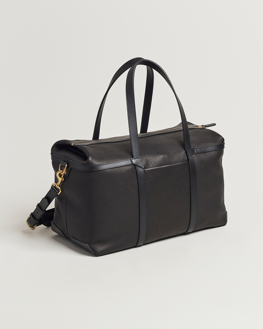 Heren |  | Mismo | Tour Pebbled Leather Weekendbag Black