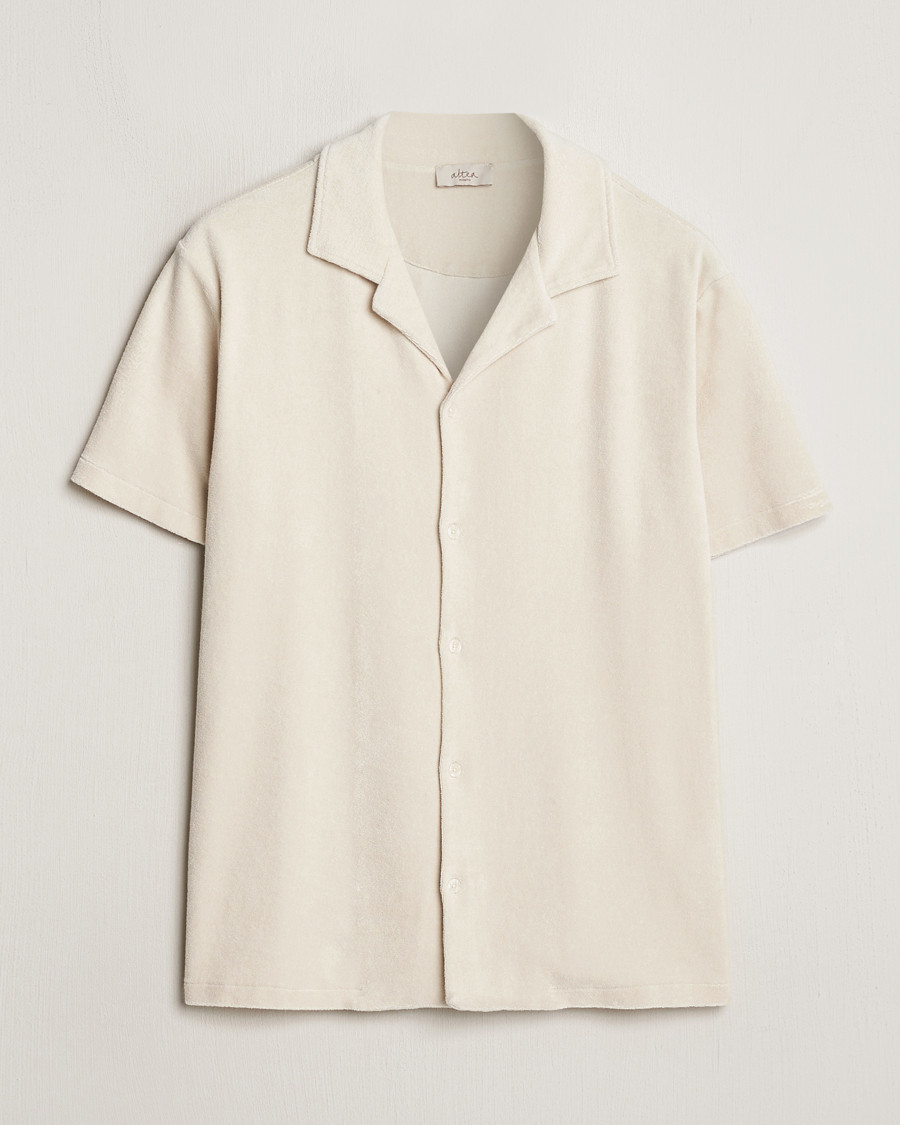 Heren | Overhemden | Altea | Terry Bowling Shirt Light Beige