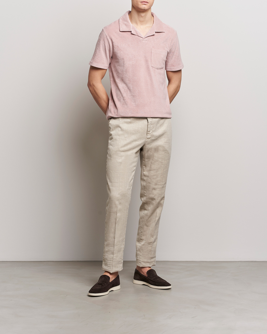 Heren | Polo's | Altea | Terry Cotton Polo Rosa