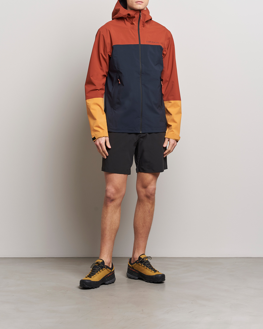 Heren | Jassen | Peak Performance | Trail Hipe Hooded Jacket Spiced/Salute Navy/Desert
