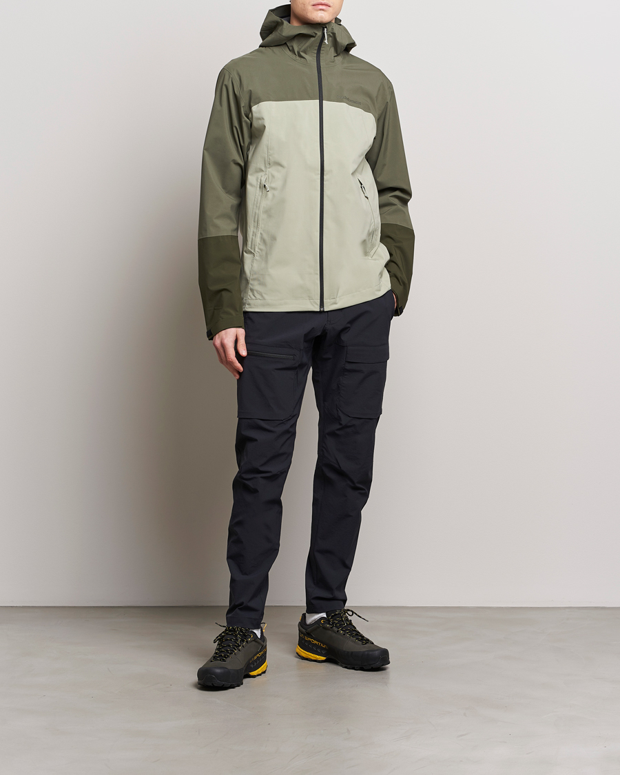 Heren | Jassen | Peak Performance | Trail Hipe Hooded Jacket Pine Needle/Limit Green