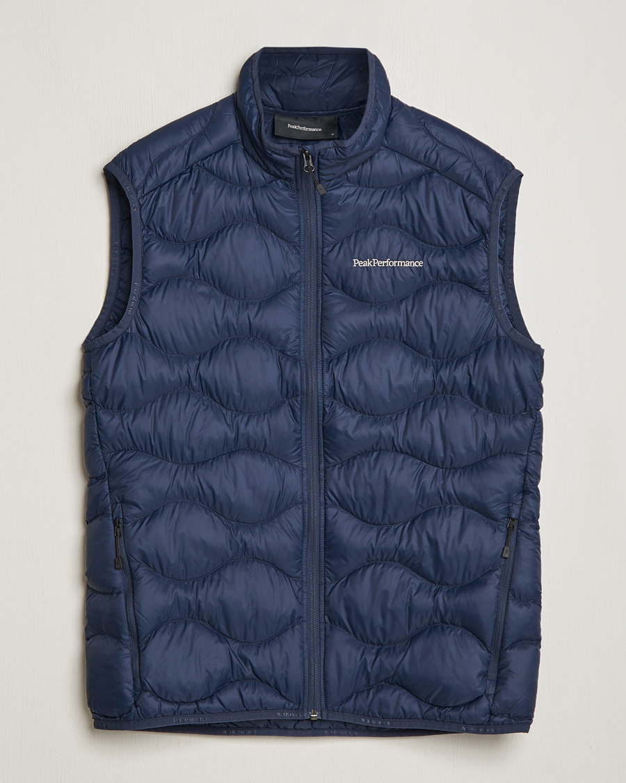 Heren | Jassen | Peak Performance | Helium Down Vest Blue Shadow