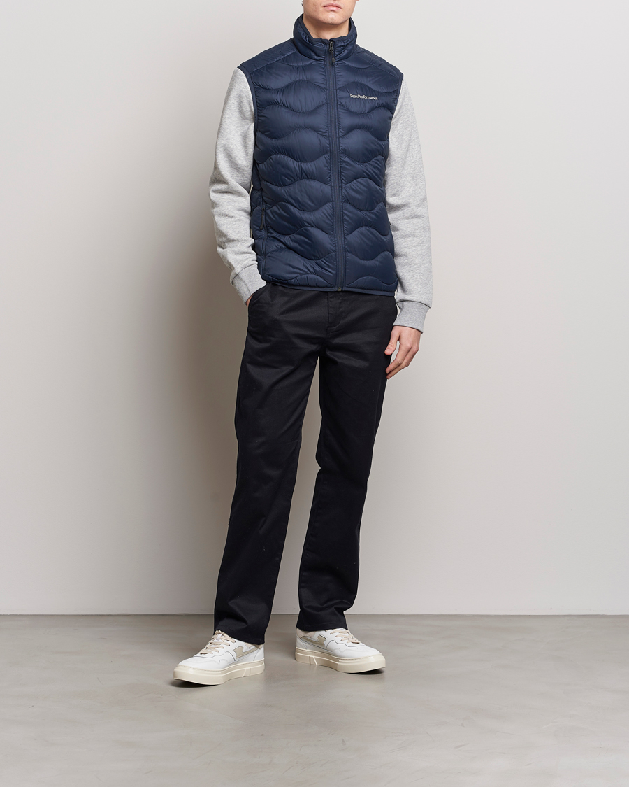 Heren | Jassen | Peak Performance | Helium Down Vest Blue Shadow