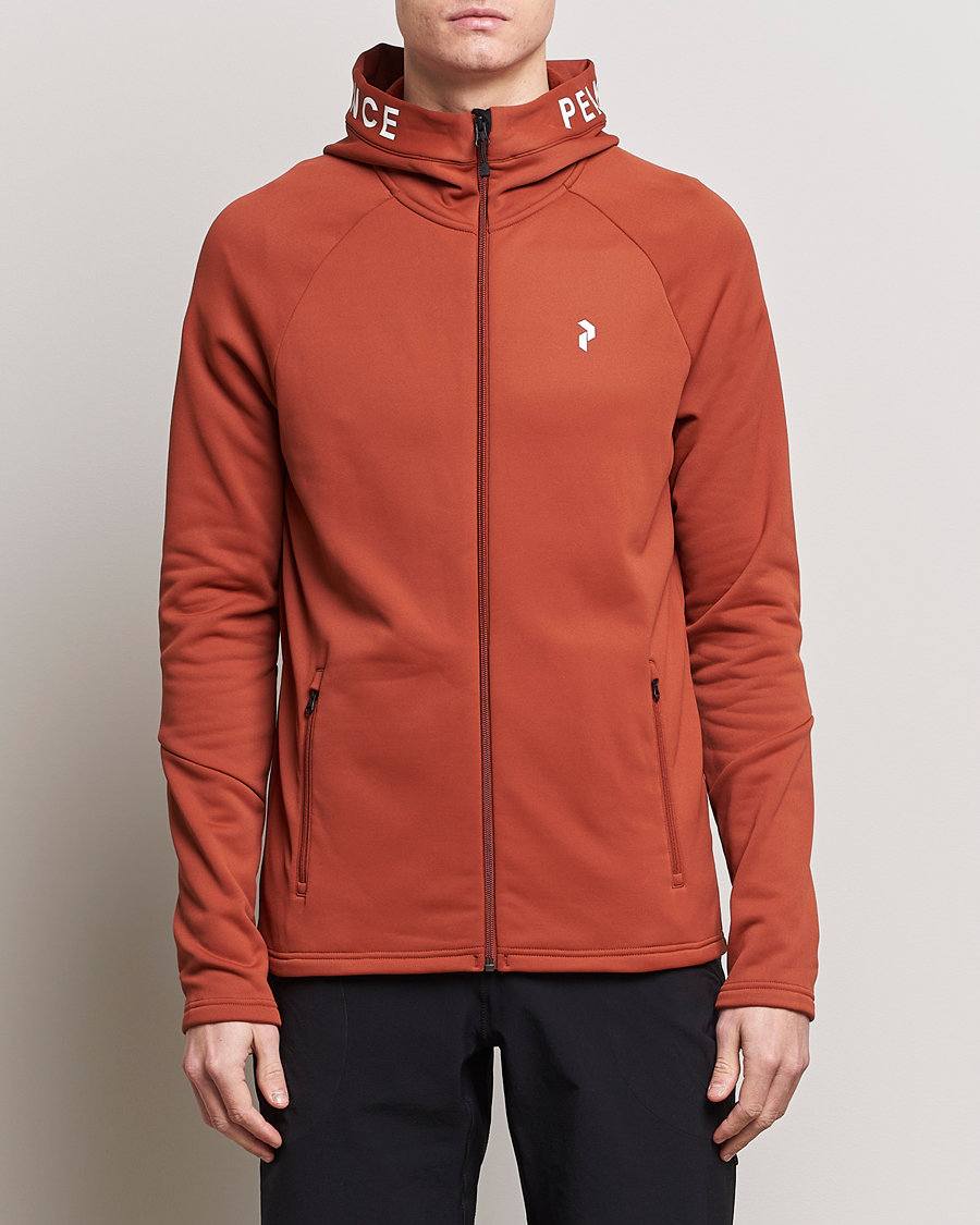 Heren | Kleding | Peak Performance | Rider Hooded Full Zip Spiced