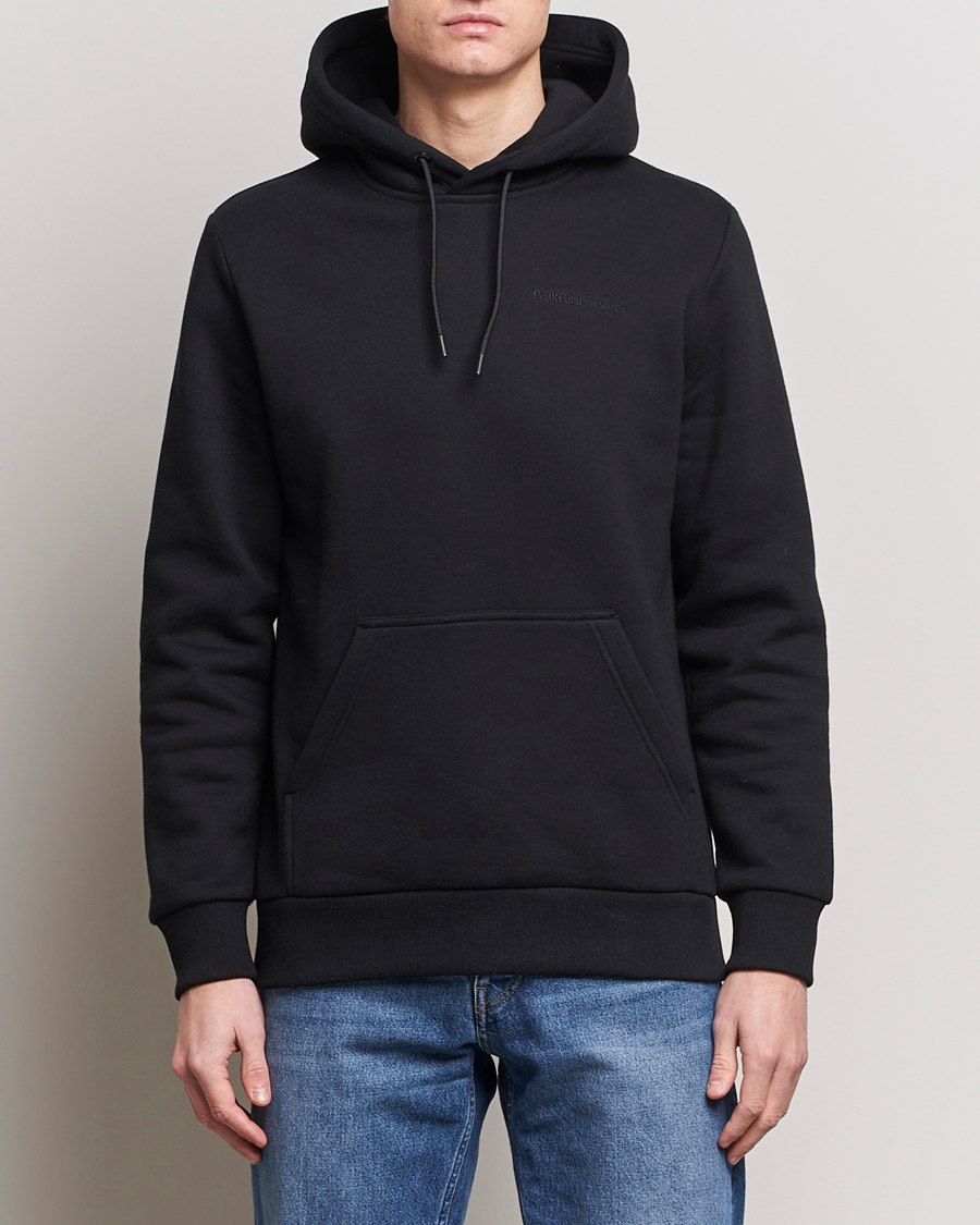 Heren | Truien | Peak Performance | Original Logo Hoodie Black