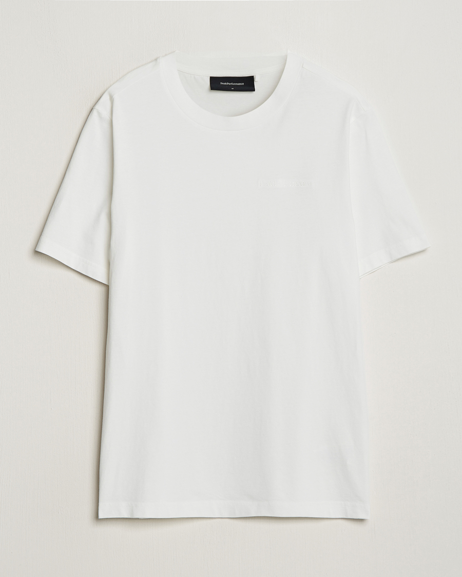 Heren | T-shirts | Peak Performance | Original Crew Neck T-Shirt Off White
