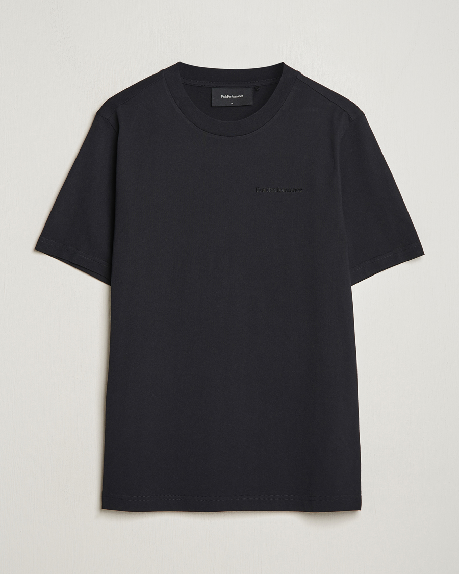 Heren | T-shirts | Peak Performance | Original Crew Neck T-Shirt Black