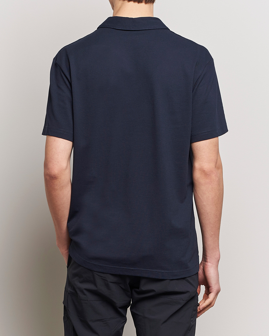 Heren | Polo's | Peak Performance | Cotton Coolmax Open Collar Polo Salute Blue