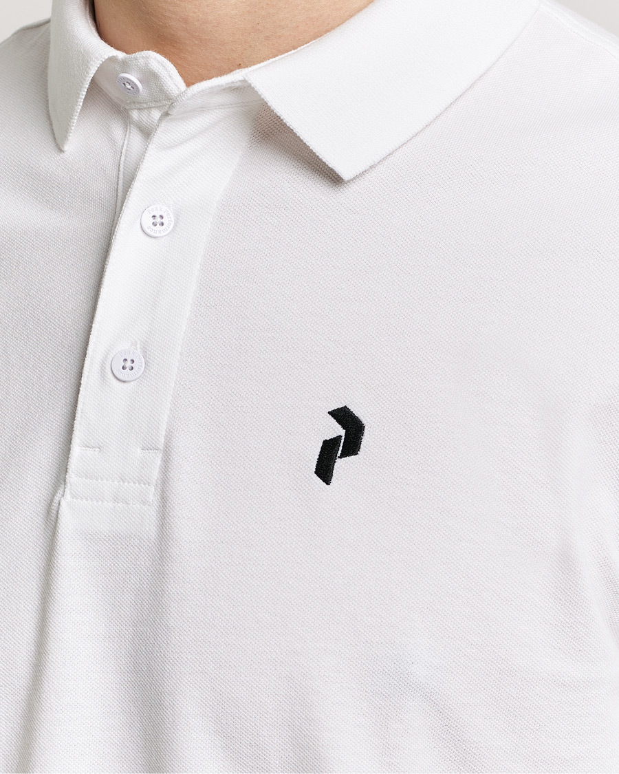 Heren | Polo's | Peak Performance | Classic Cotton Polo White