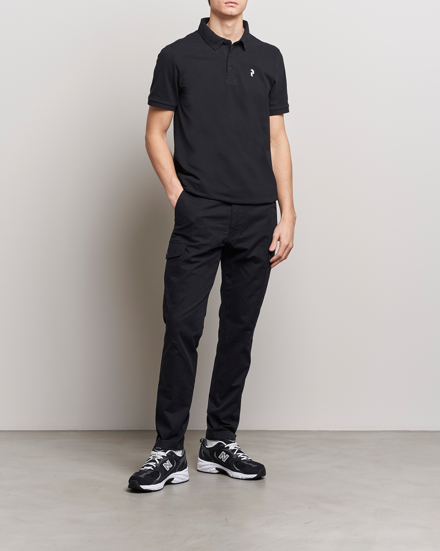 Heren | Polo's | Peak Performance | Classic Cotton Polo Black