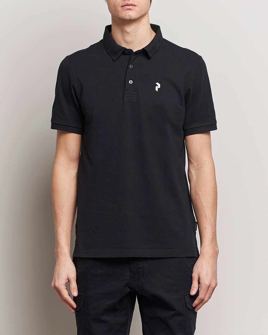 Heren | Peak Performance | Peak Performance | Classic Cotton Polo Black