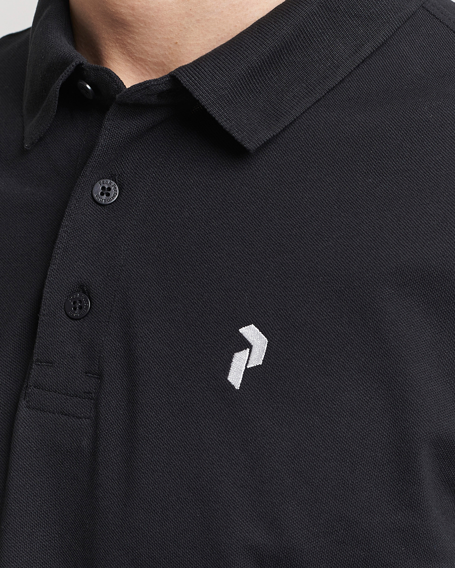 Heren | Polo's | Peak Performance | Classic Cotton Polo Black