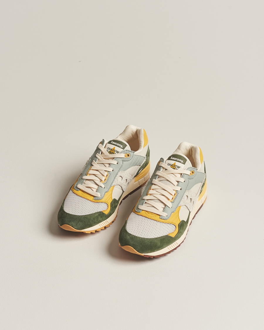 Heren | Sneakers | Saucony | Shadow 5000 Sneaker Yellow/Green/White