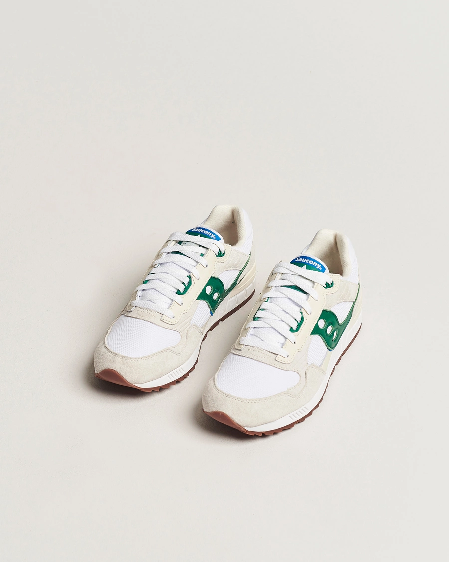 Heren | Witte sneakers | Saucony | Shadow 5000 Sneaker White/Green