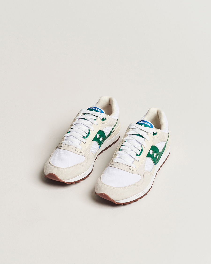 Heren | Suède schoenen | Saucony | Shadow 5000 Sneaker White/Green