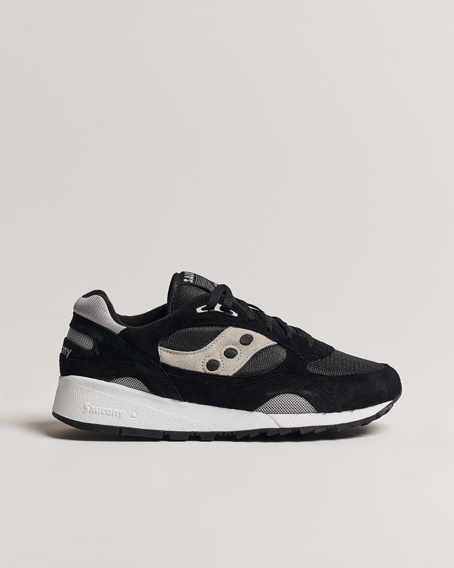 Heren | Saucony Shadow 6000 Sneaker Black/Grey | Saucony | Shadow 6000 Sneaker Black/Grey