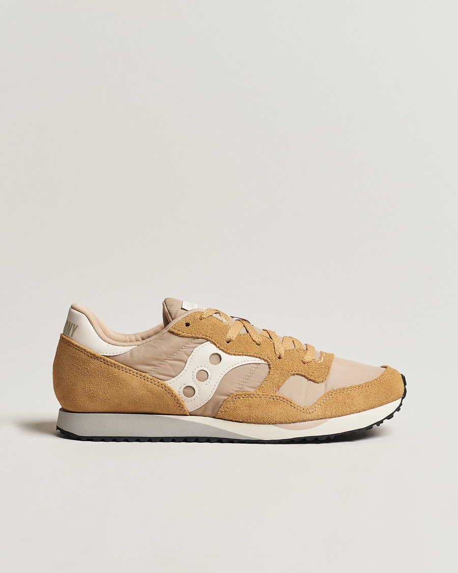 Heren | Saucony DXN Trainer Sneaker Sand/Off White | Saucony | DXN Trainer Sneaker Sand/Off White