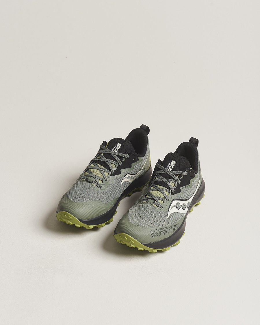 Heren | Active | Saucony | Peregrine 14 Gore-Tex Trail Sneaker Olive