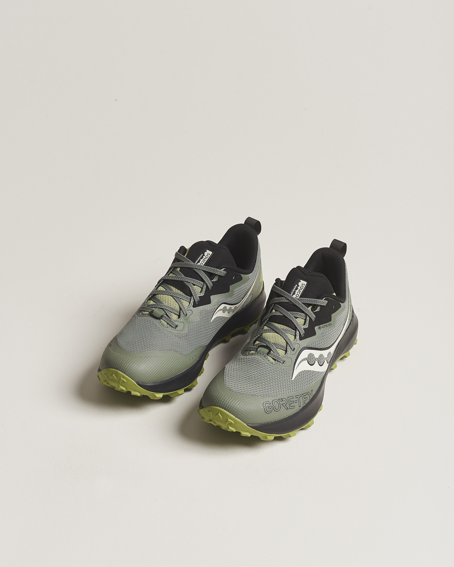 Heren | Schoenen | Saucony | Peregrine 14 Gore-Tex Trail Sneaker Olive