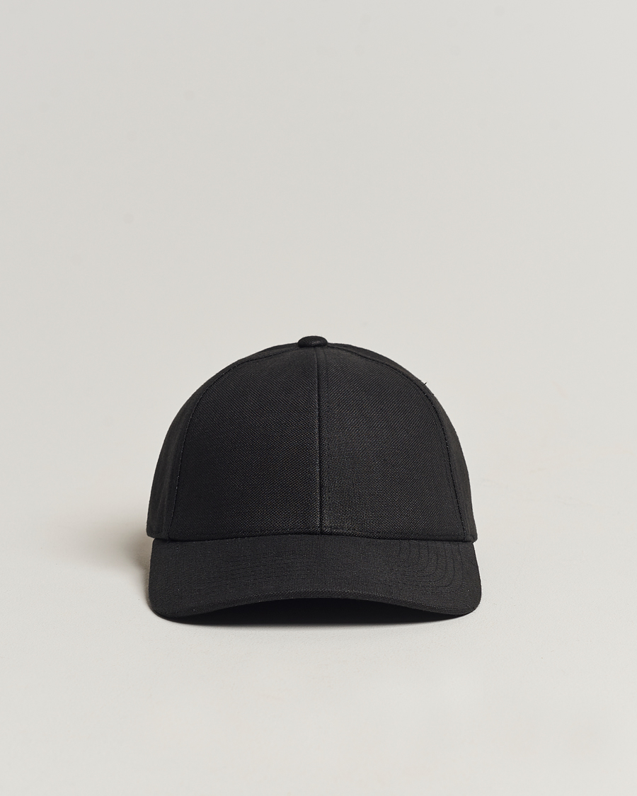 Heren | Varsity Headwear Linen Baseball Cap Licorice Black | Varsity Headwear | Linen Baseball Cap Licorice Black