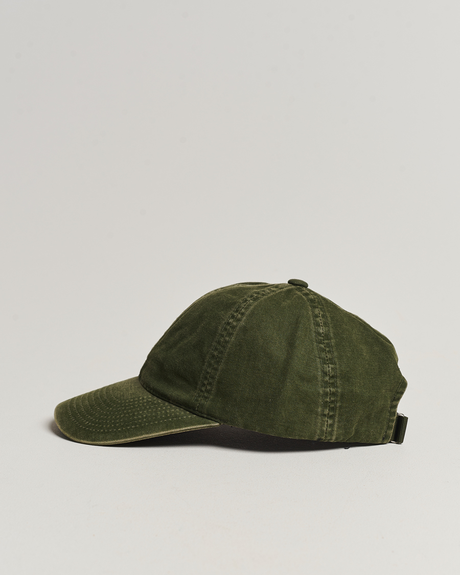 Heren | Varsity Headwear | Varsity Headwear | Washed Cotton Baseball Cap Green