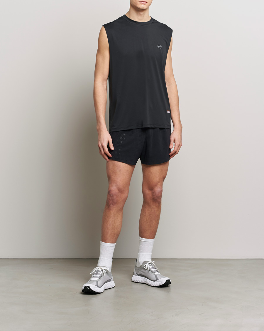Heren | T-shirts | Satisfy | AuraLite Muscle Tee Black