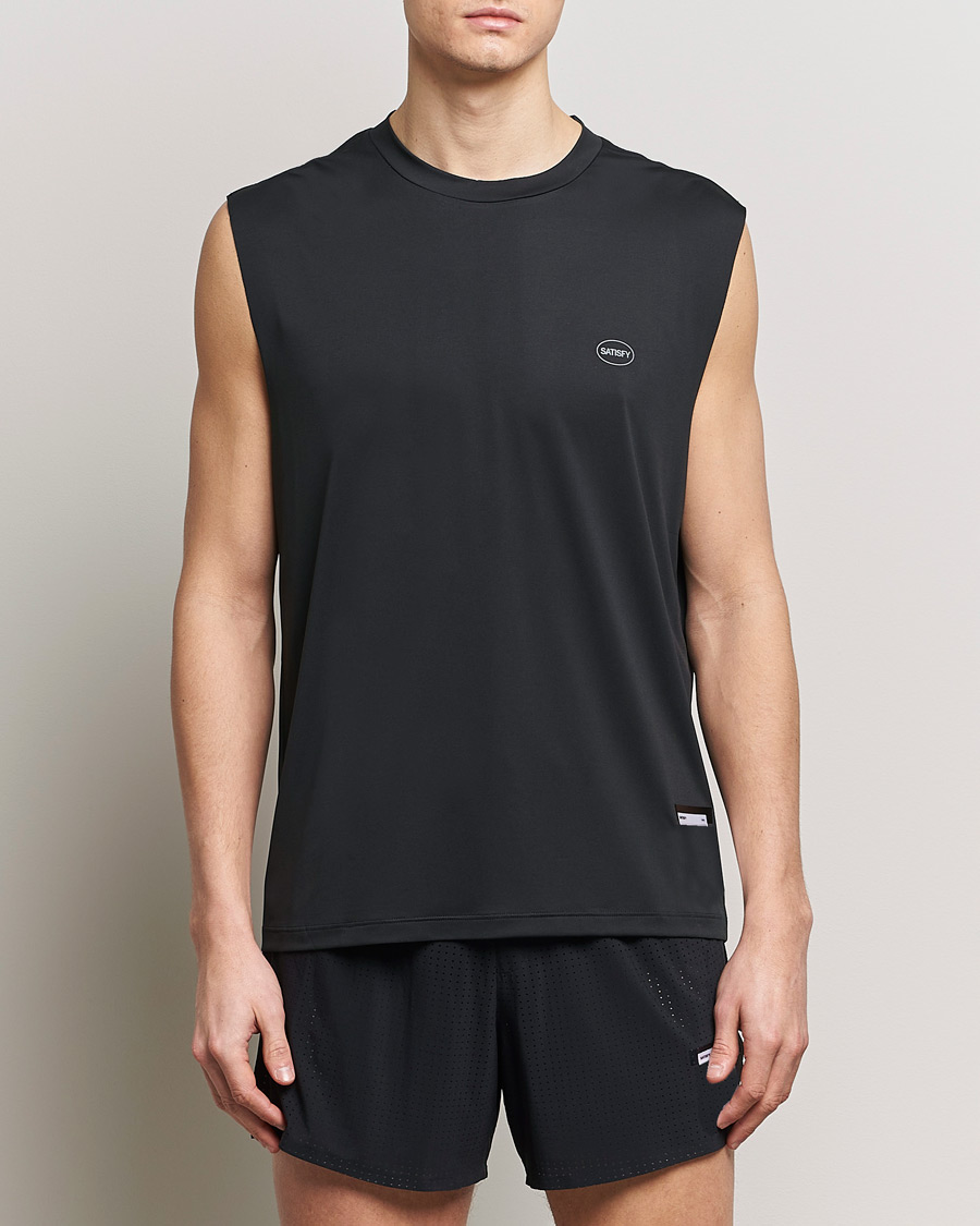 Heren |  | Satisfy | AuraLite Muscle Tee Black