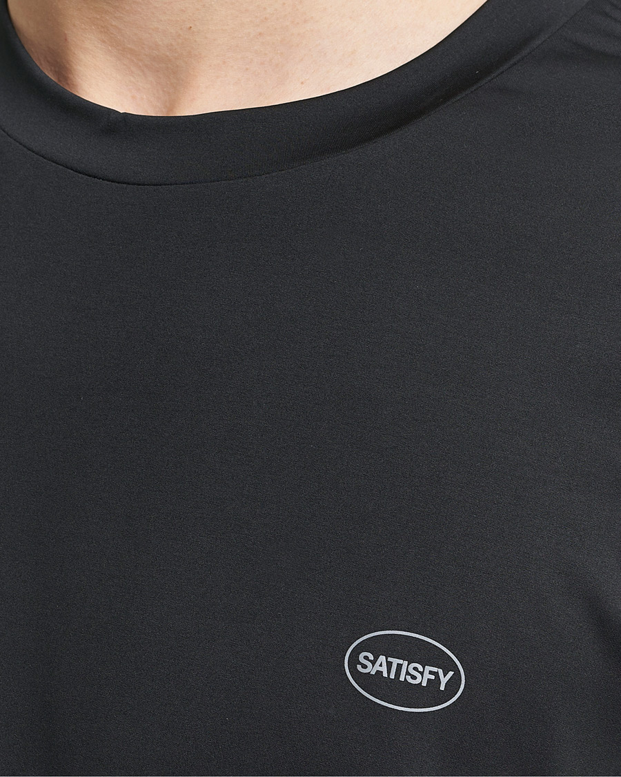 Heren | T-shirts | Satisfy | AuraLite Muscle Tee Black
