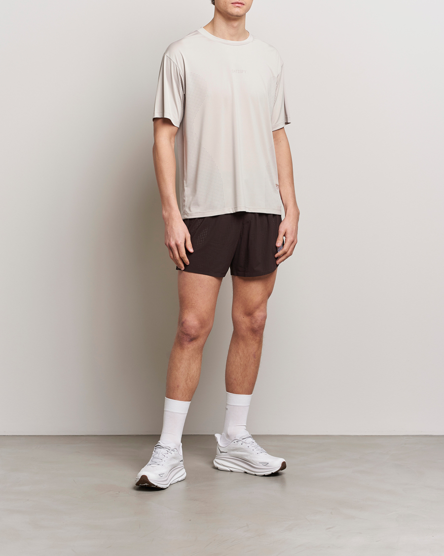 Heren | T-shirts | Satisfy | AuraLite Air T-Shirt Mineral Dolomite