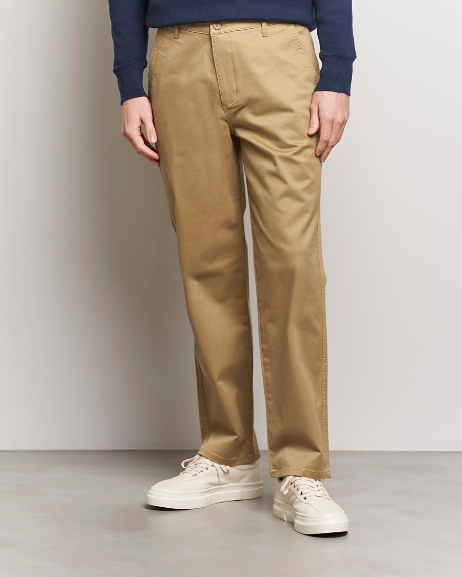 Heren | Kleding | Dockers | Original OPP Straight Twill Stretch Chino Harvest Gold