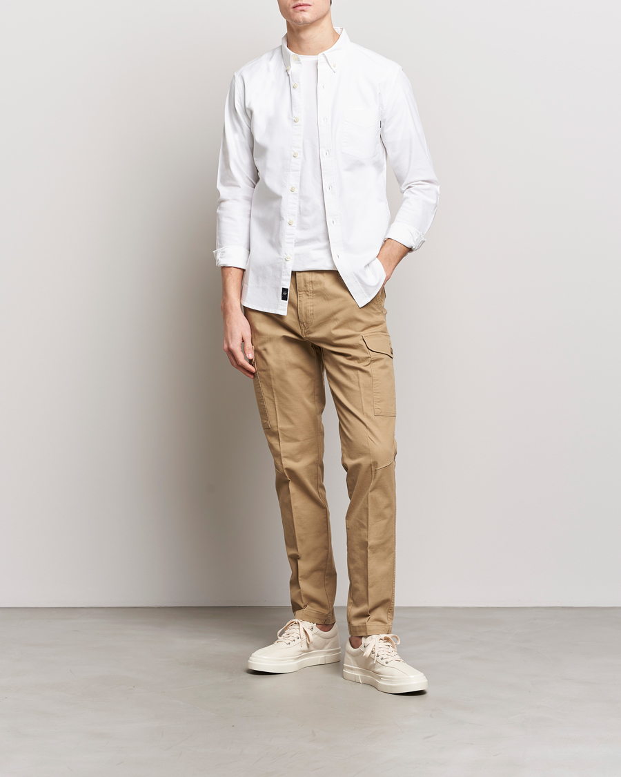 Heren | Broeken | Dockers | Slim Cotton Cargo Pants Harvest Gold
