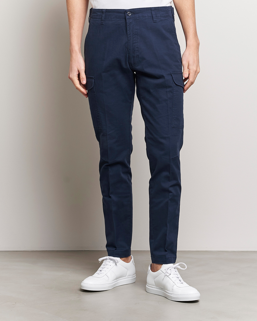 Heren | Broeken | Dockers | Slim Cotton Cargo Pants Navy