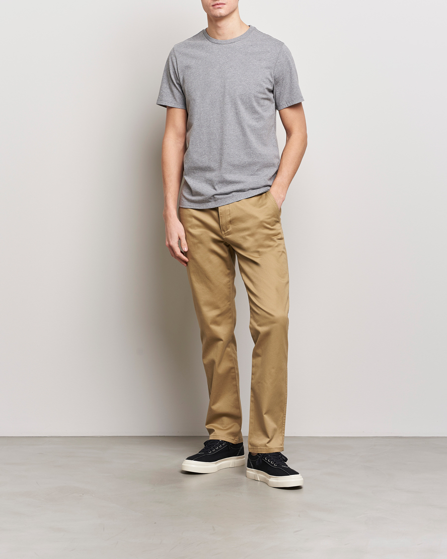 Heren | T-shirts | Dockers | 2-Pack Cotton T-Shirt Navy/Grey