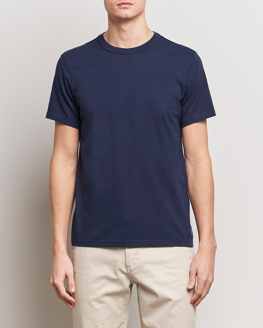Heren | T-shirts | Dockers | Original Cotton T-Shirt Navy