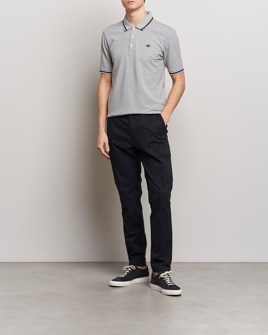 Heren | Polo's | Dockers | Original Cotton Polo Mid Grey Heather