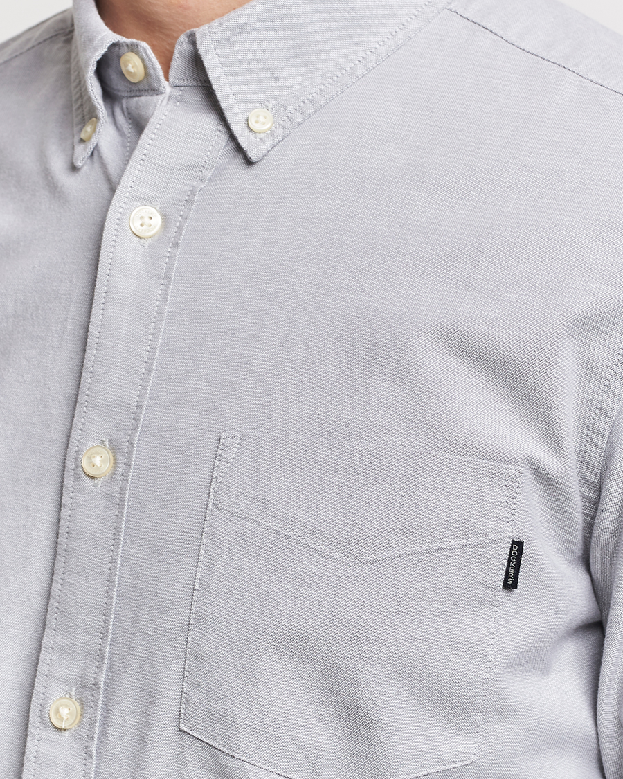 Heren | Overhemden | Dockers | Cotton Stretch Oxford Shirt Medium Grey Heather