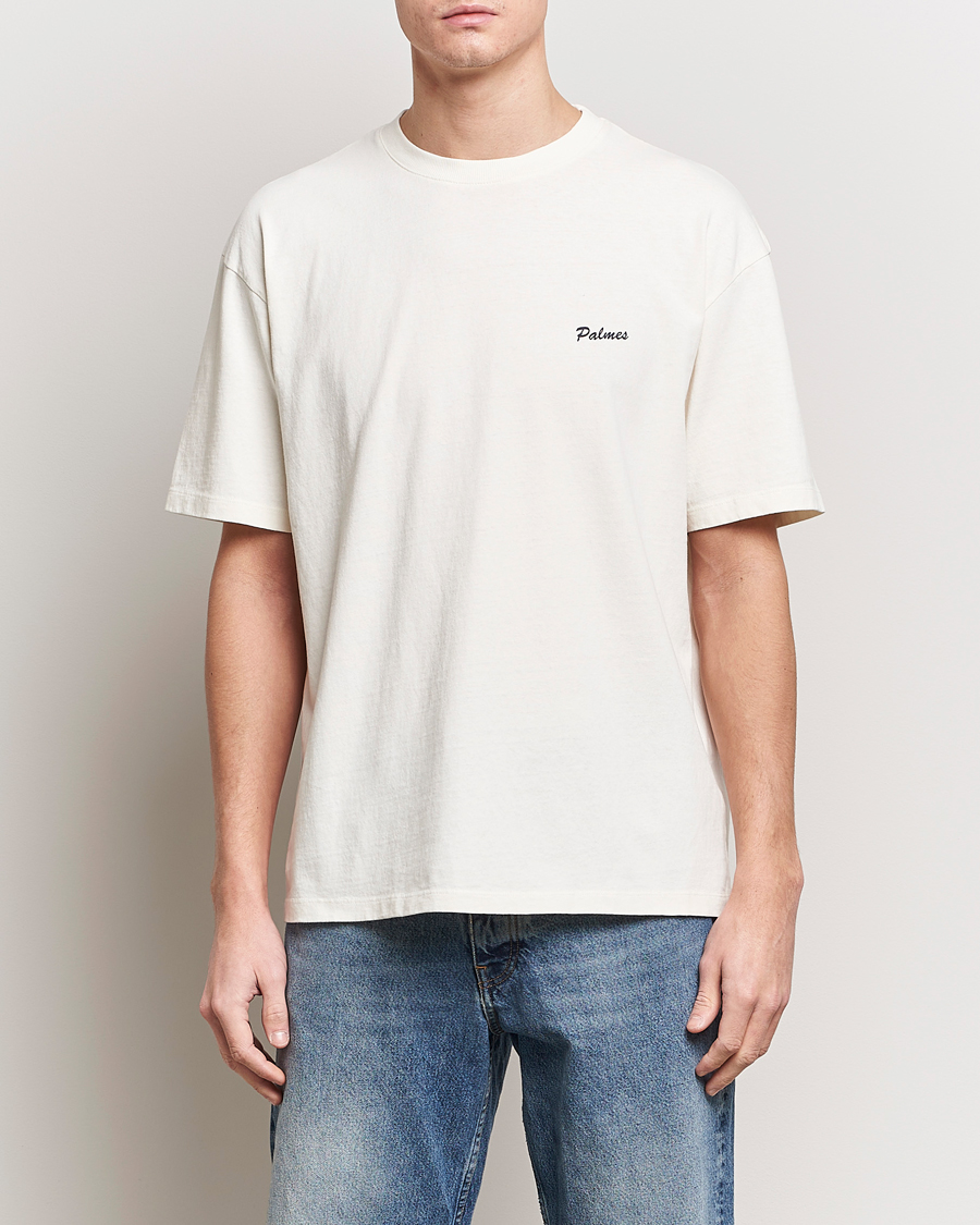 Heren | Palmes | Palmes | Dyed T-Shirt Broken White