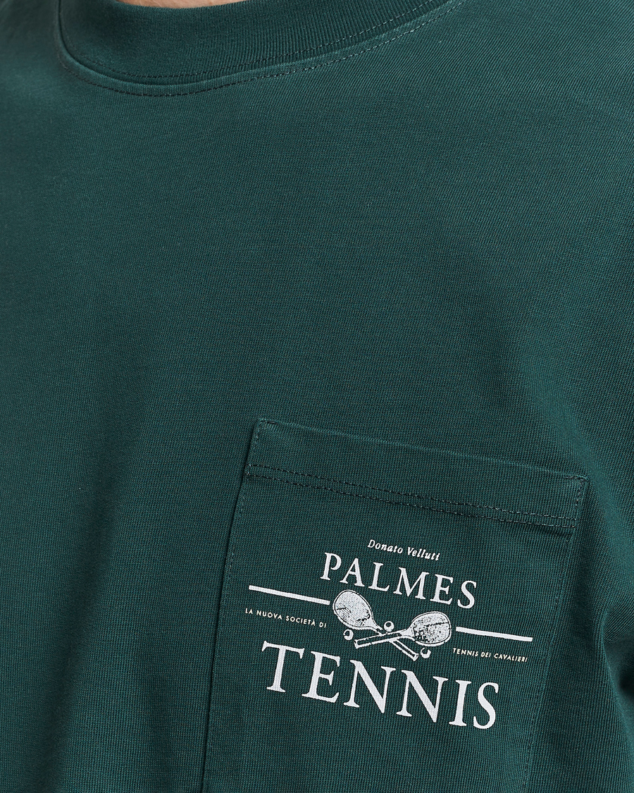 Heren | T-shirts | Palmes | Vichi Pocket T-Shirt Dark Green