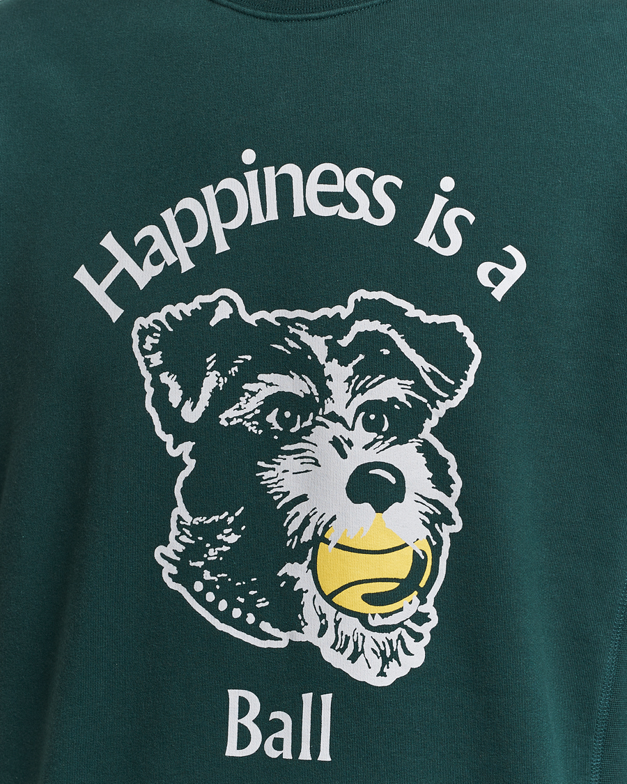 Heren | Truien | Palmes | Dog Crew Neck Sweatshirt Dark Green