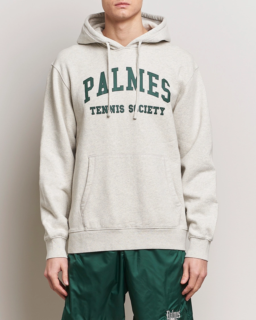 Heren |  | Palmes | Mats Hooded Sweatshirt Oatmeal